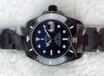 Rolex Blaken Replica Submariner Watch - D-Blue Face Black Ceramic